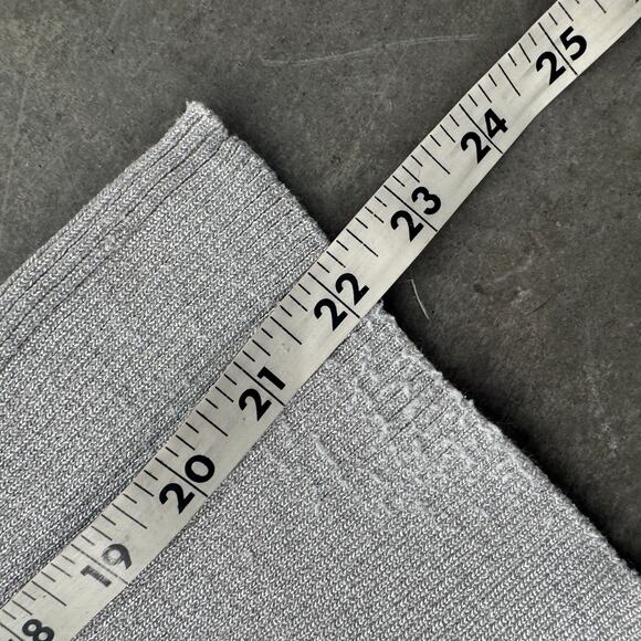 Vintage Y2k Silver Grey Embellished Knit Longsleeve Rhinestone Women's Blouse S - Picture 6 of 6